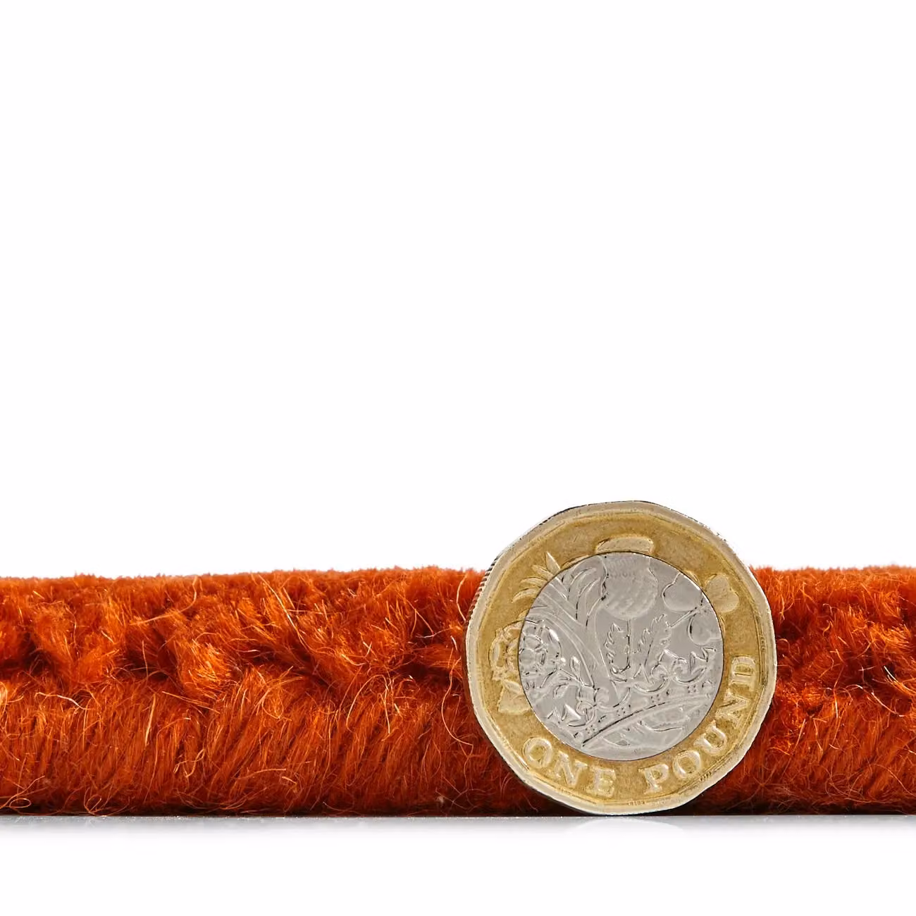 The Rug Shop UK Orange Modern Chequered Machine Woven Area Rug, W: 150 cm, D: 230 cm – 4