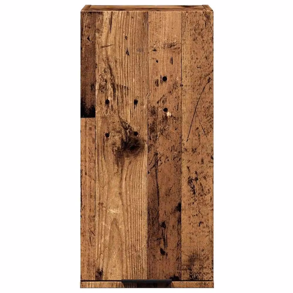 Berkfield Home Wall-mounted Bathroom Cabinet in Brown, W/D/H: 32 x 20 x 67 cm – 4