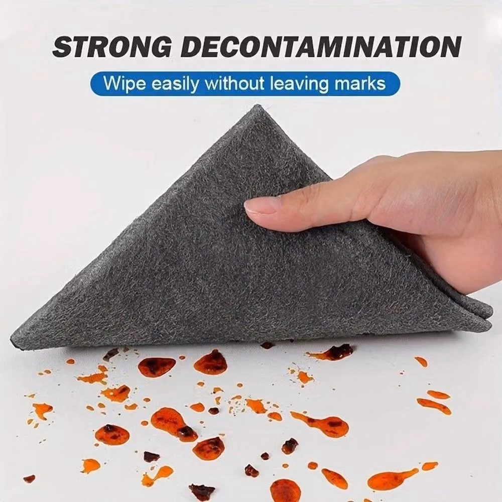 Kelvenix 2-Piece Thickened Magic Cleaning Cloths in Grey, W/D: 30.48 x 40.64 cm – 4