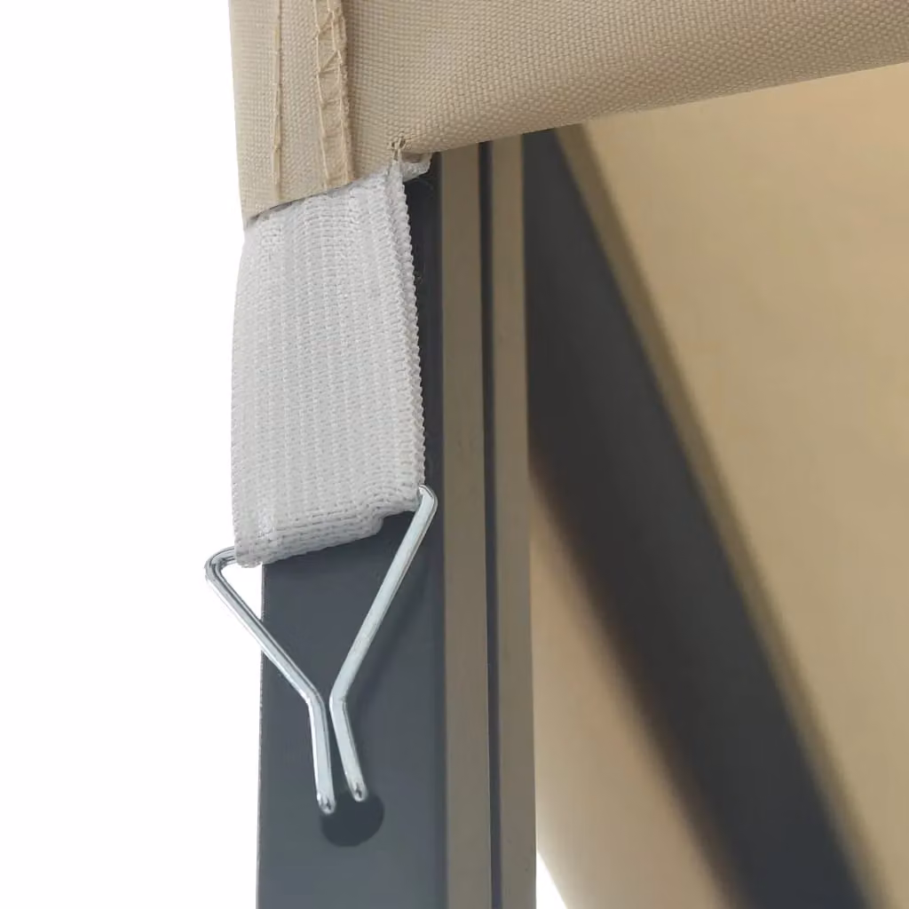 Berkfield Home Gazebo in Beige, W: 6 m, D: 3 m – 3