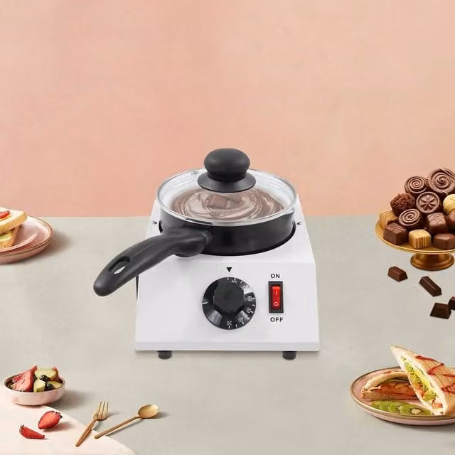 SPETLEK 40W Mini Electric Chocolate Melting and Tempering Machine in White and Multicolour
