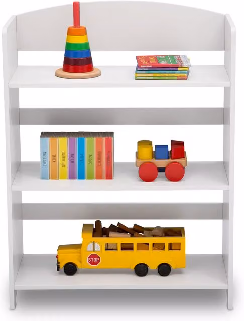 Delta Children MySize Freestanding Bookshelf in Bianca White