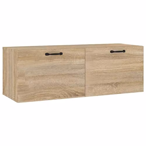 vidaXL Wall Cabinet in Sonoma Oak, W/D/H: 100 x 36.5 x 35 cm