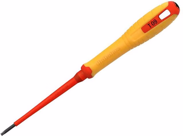 Hultafors VDE Torx T09 Screwdriver, 100mm