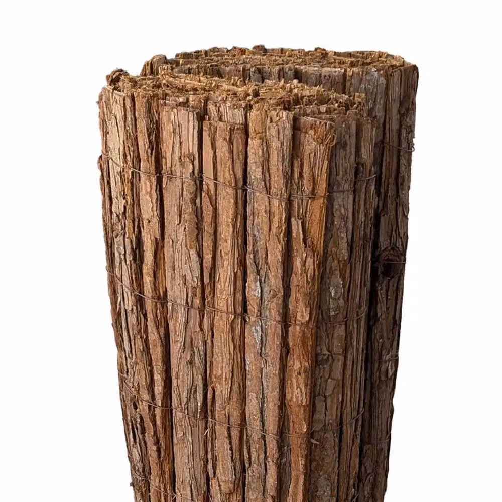 Access Garden Products Premium Woven Bark Fencing Screening Roll, Brown, L 400 cm x H 200 cm – 7