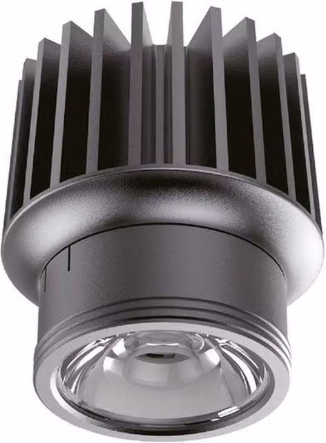 Ideal Lux Dynamic LED Recessed Downlight, Black, Diameter: 5.2 cm