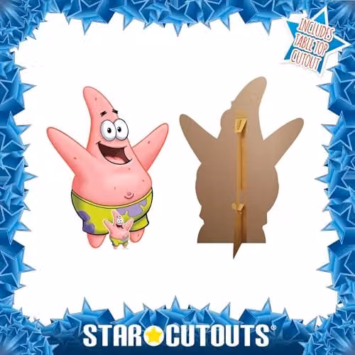 Star Cutouts SC4608 Patrick Star Pink Cardboard Standee, Height: 123 cm – 2