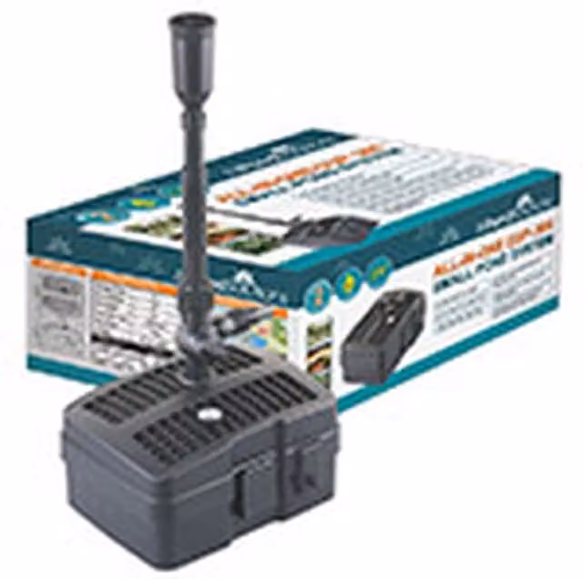 AllPondSolutions CUP-305 All In One Pond Pump Filter with UV, 1000L, Black