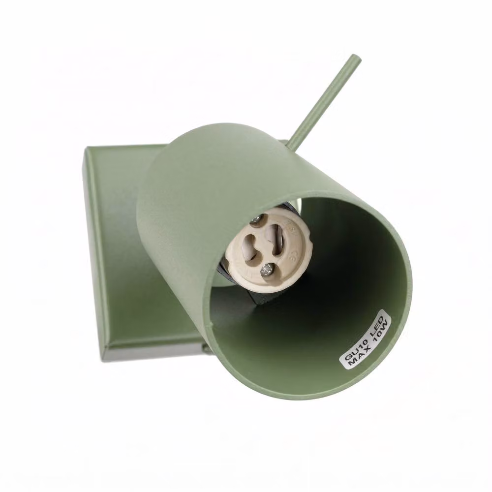 Sollux Lighting Modern Ring Wall Lamp in Green, W/D/H: 8 x 8 x 16 cm – 3