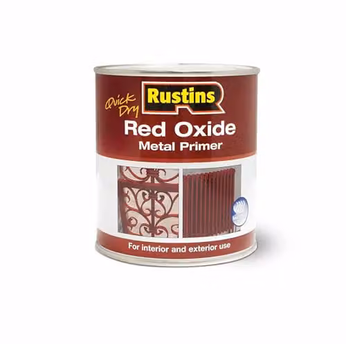 Rustins Red Oxide Metal Primer, Quick Drying Barrier Protection, 1 l