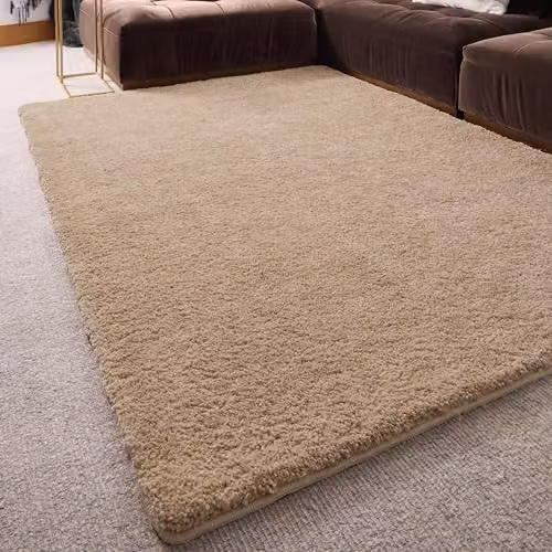 My Lux Stone Look Washable and Anti-Slip Rug in Sand Beige, W: 160 cm, D: 230 cm – 2
