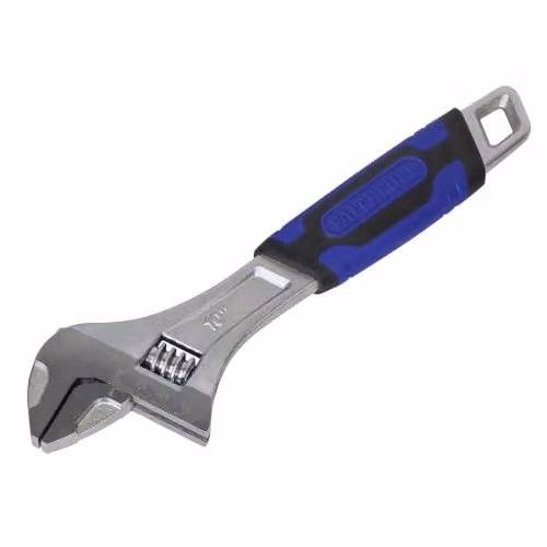 Faithfull Contract Adjustable Spanner, 250mm, Blue
