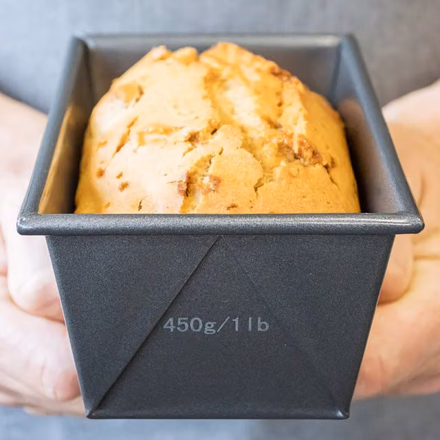 MasterClass Non-Stick Rectangular Carbon Steel Loaf Tin, Grey, 1lb – 1