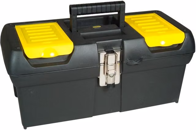 Stanley Multicolour Tool Box with Metal Latches and Inserts – 1