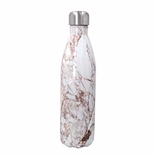 S'well Stainless Steel Reusable Water Bottle, 750ml, Calacatta Gold, Vacuum Insulated and BPA Free – 1