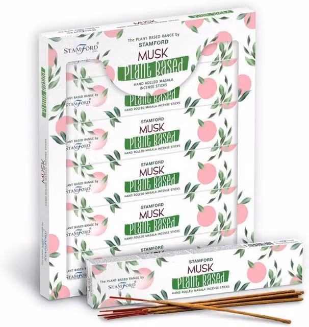 KDMK Plant Based Masala Incense Sticks Musk in White and Multicolour with Floral Notes