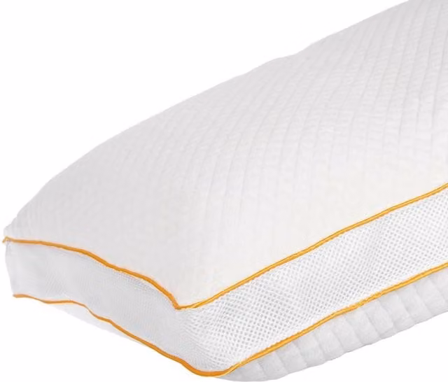 Homescapes Hypoallergenic Breathable White Polyester Pillow for Adults