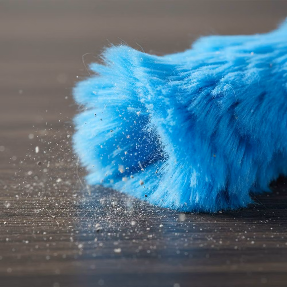 Bedsland DL Static Microfibre Duster with Telescopic Handle, Available in Blue or Multicolour, W: 1 m, H: 0.5 m – 2