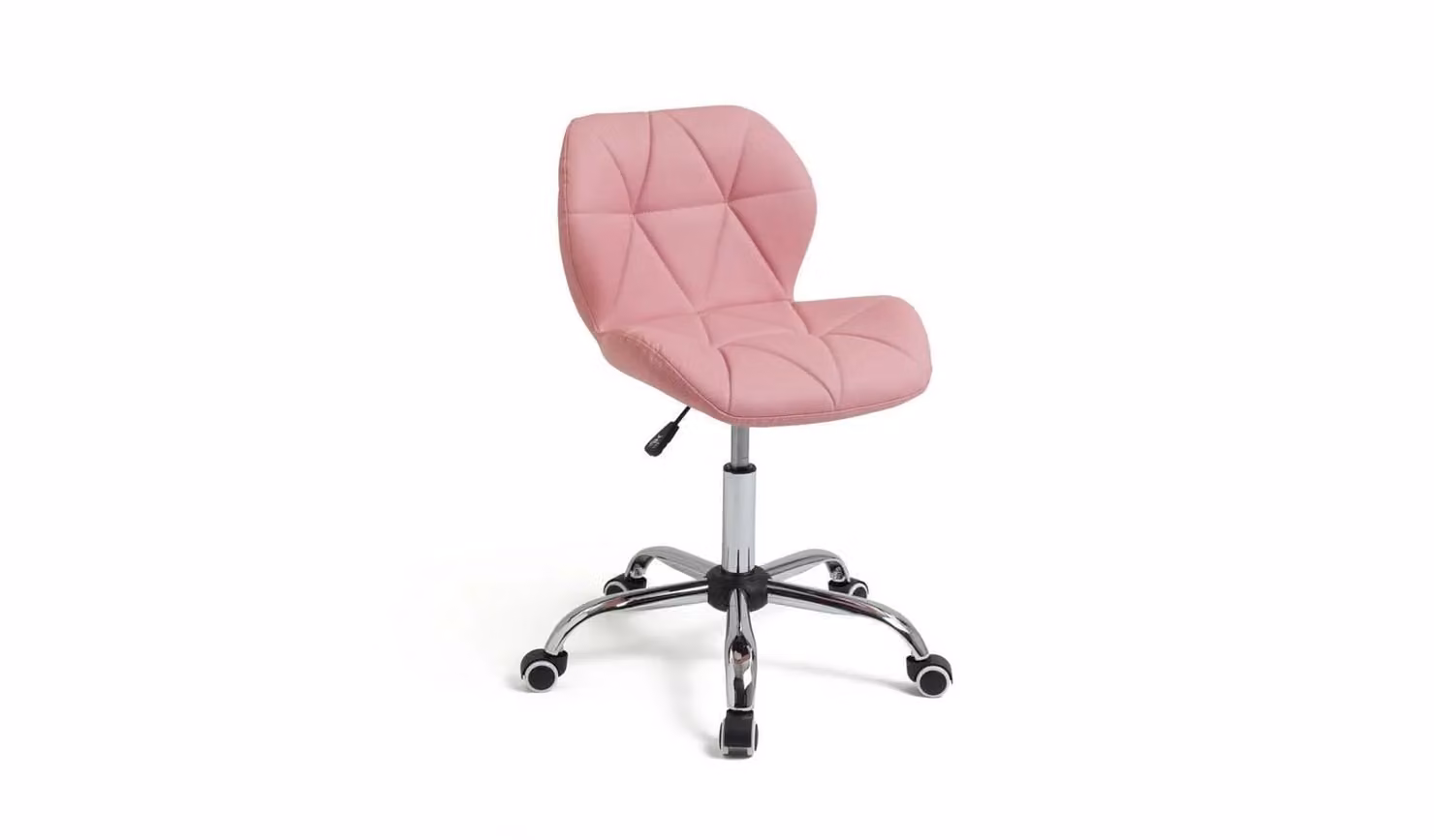 Cheap Furniture Warehouse Pink Faux Leather Swivel Task Chair for Home Office