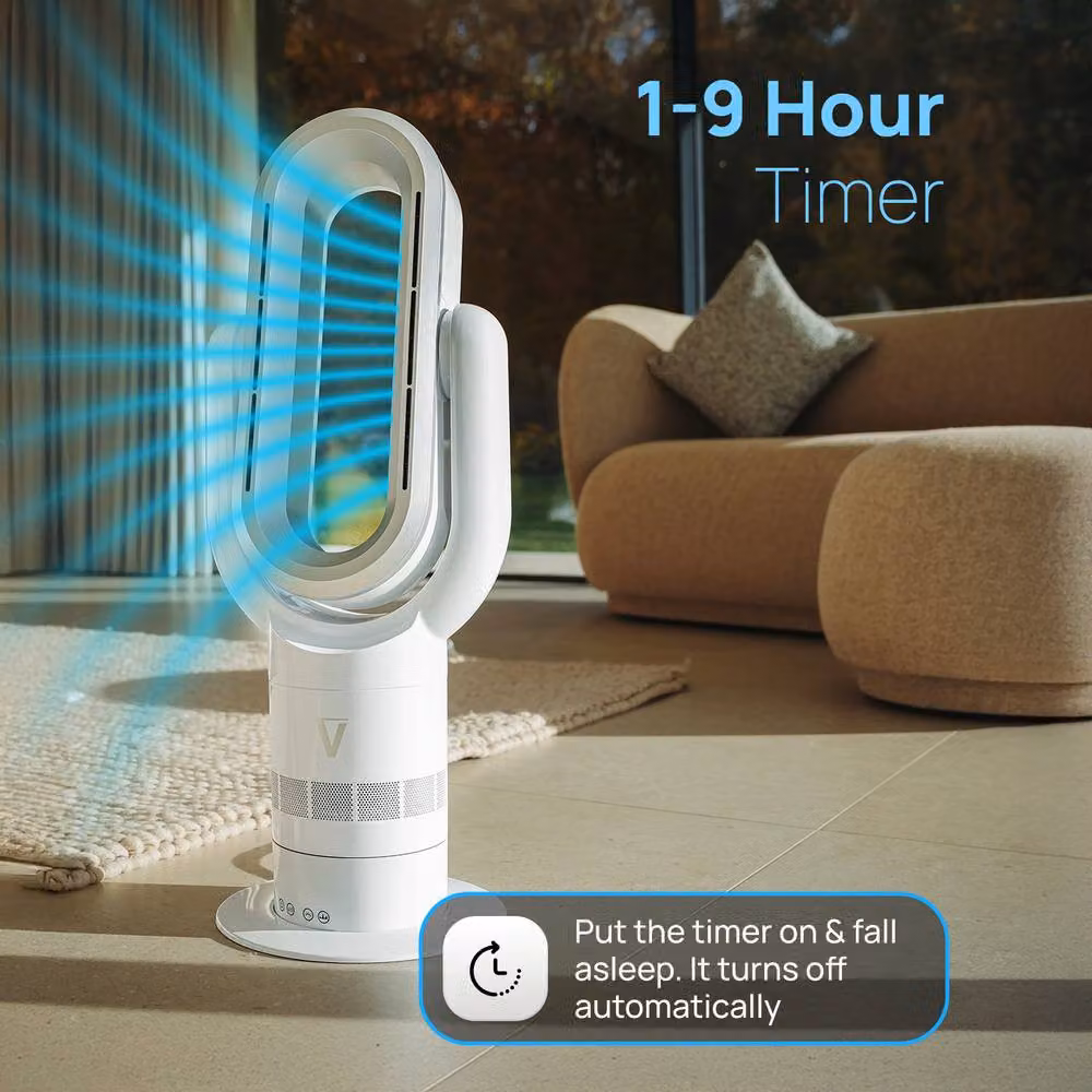 Vortex Air White Pro Plus Bladeless Fan in Silver – 5