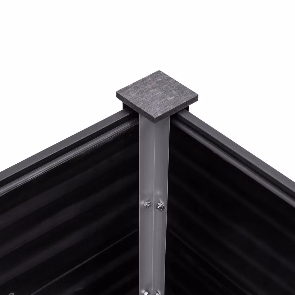 Berkfield Home Garden Grey WPC Raised Bed W/D/H: 250 x 100 x 91 cm – 4