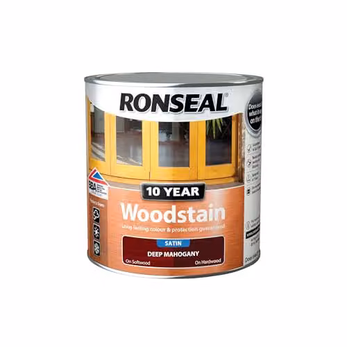Ronseal Woodstain Deep Mahogany Brown 2.5L – 2