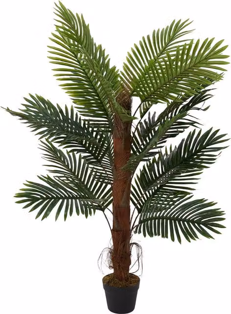 Garden Sanctuary Green Artificial Potted Palm Tree, Height: 120 cm