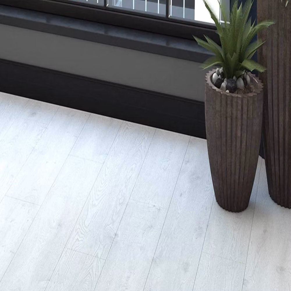 AGT EfftPre Wood Effect Click Laminate Flooring in Ivory – 2