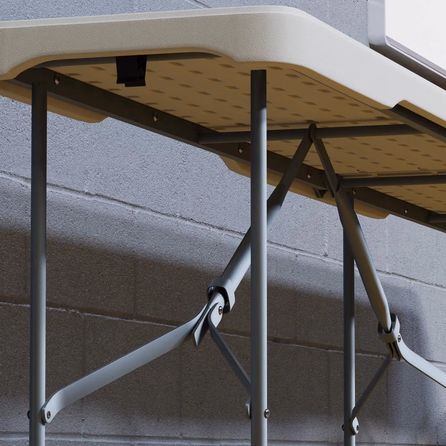 Home Discount Home Vida Folding Bench in White, W/D/H: 180 x 44 x 28 cm – 4