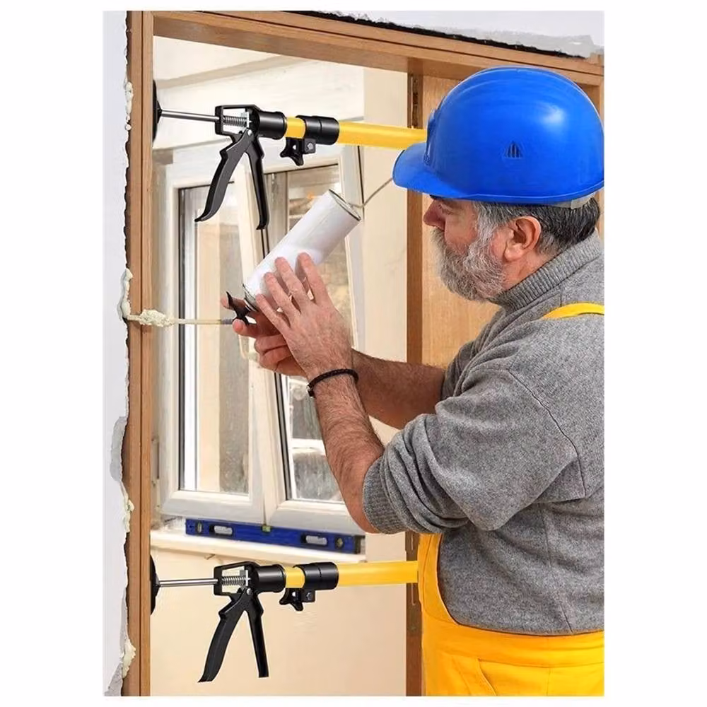 Nordara 2 Pack Yellow Steel Plasterboard Builder Ceiling Easy Support Props, Adjustable 50-115cm – 3