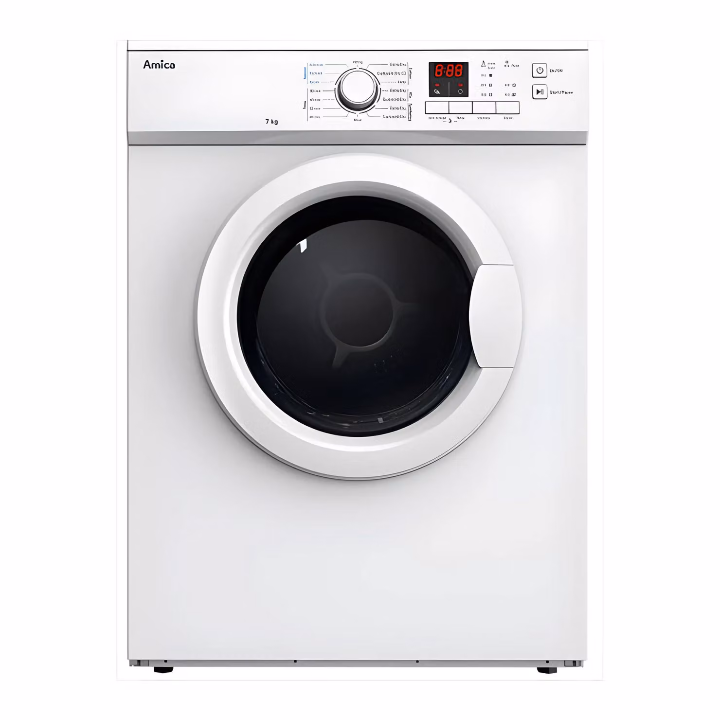 Amica ADV7CLCW Vented Tumble Dryer, White, 7kg, C Energy Rating – 2