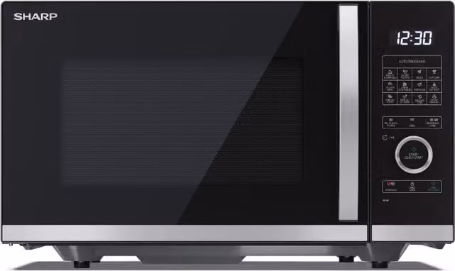 Sharp 23L Flatbed Microwave Combi Oven with Grill, Black