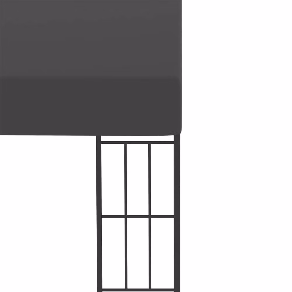 Berkfield Home Wall-mounted Gazebo in Anthracite and Black, W: 400 cm, D: 300 cm, H: 262 cm – 3