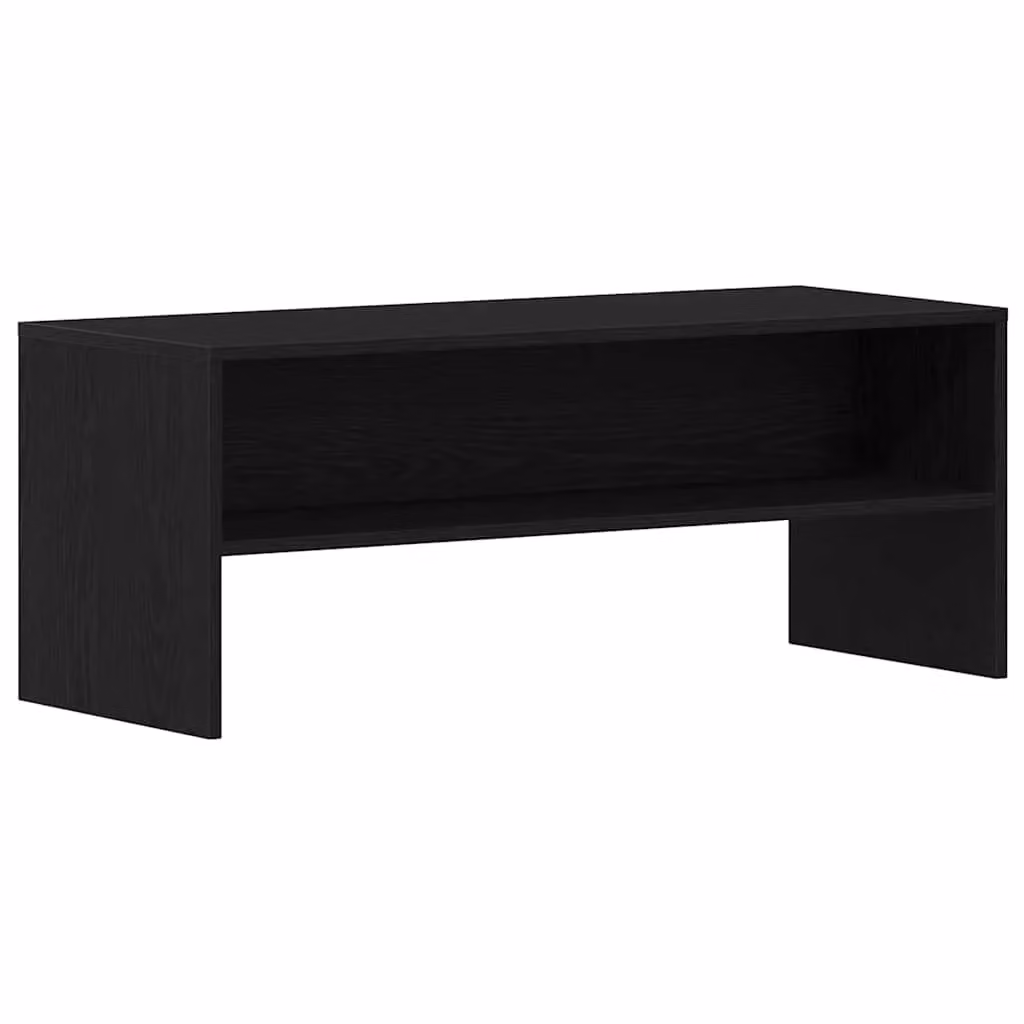 Berkfield Home TV Cabinet in Black Oak, W/D/H: 100 x 40 x 40 cm – 2