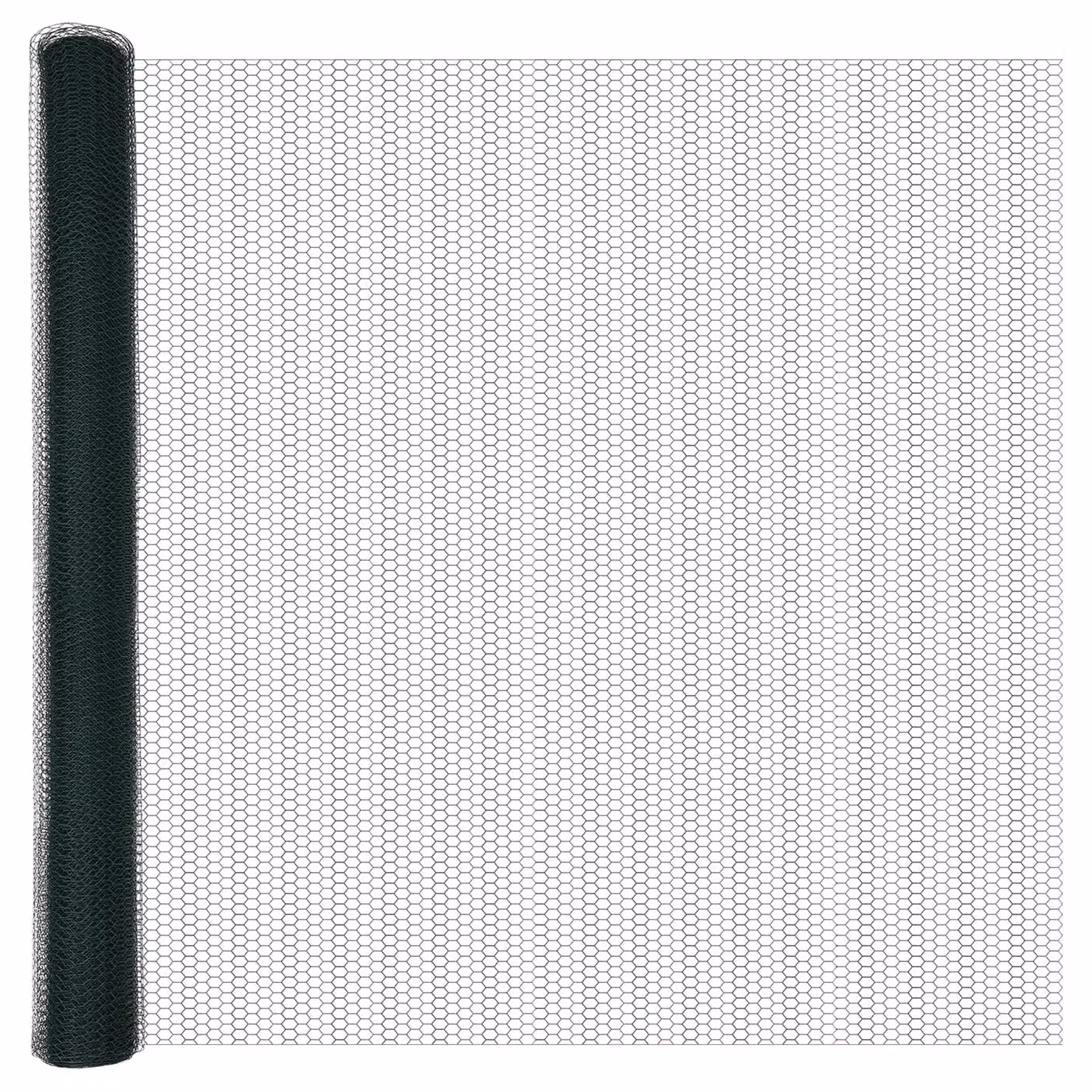 Berkfield Home Green PVC Coated Steel Hexagon Fence, H: 160 cm x W: 10 m – 3