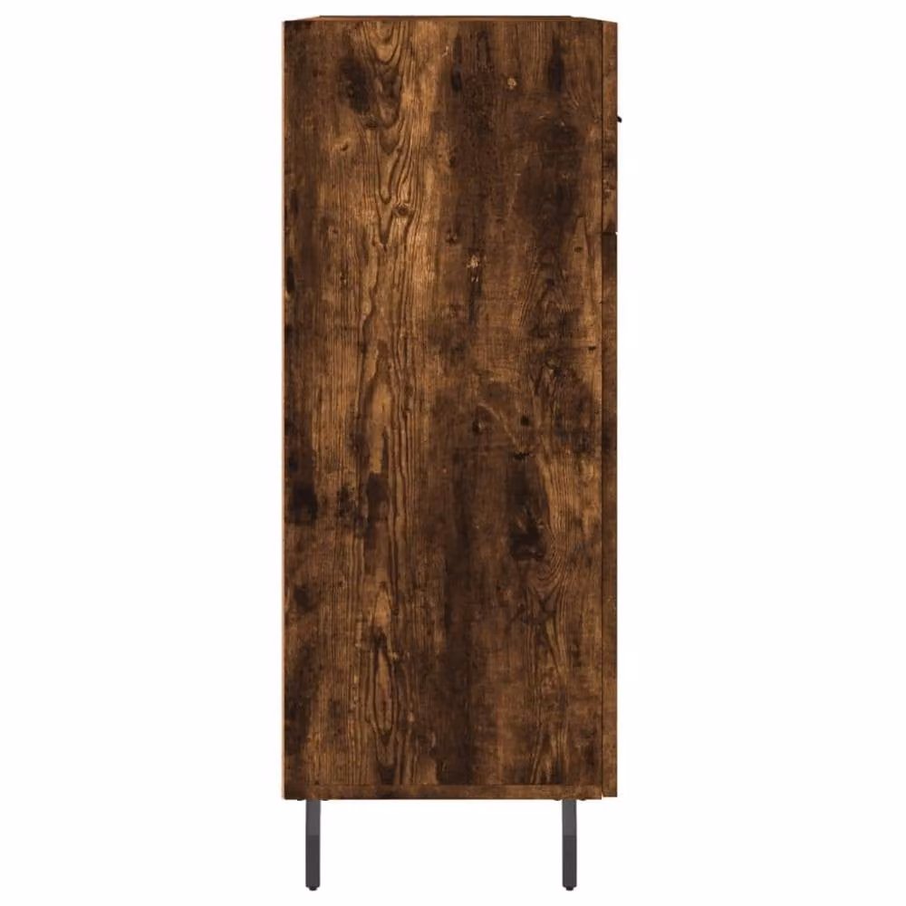 Berkfield Home Smoked Oak Sideboard in Brown, W/D/H: 69.5 x 34 x 90 cm – 5