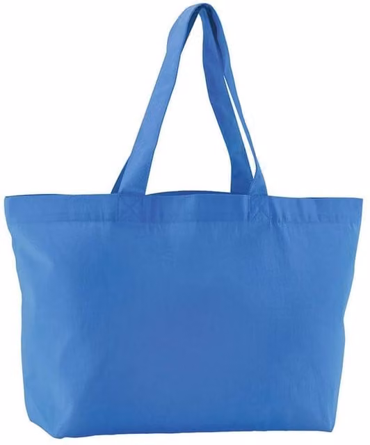 Westford Mill EarthAware Twill Shopper Bag in Blue, W/D/H: 44 x 37 x 16 cm – 1