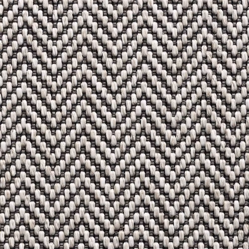 RainbowHome Herringbone Java Stair Runner in Beige with Red Cotton Border, W: 60 cm, L: 650 cm – 3