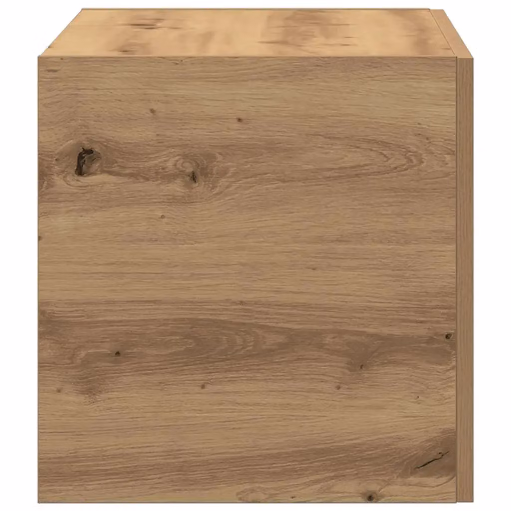 Berkfield Home Artisan Oak Wall Cabinet in Brown, W/D/H: 80 x 40 x 39 cm – 3