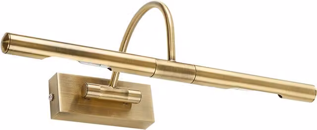 ValueLights Modern Adjustable Picture Wall Light in Antique Brass