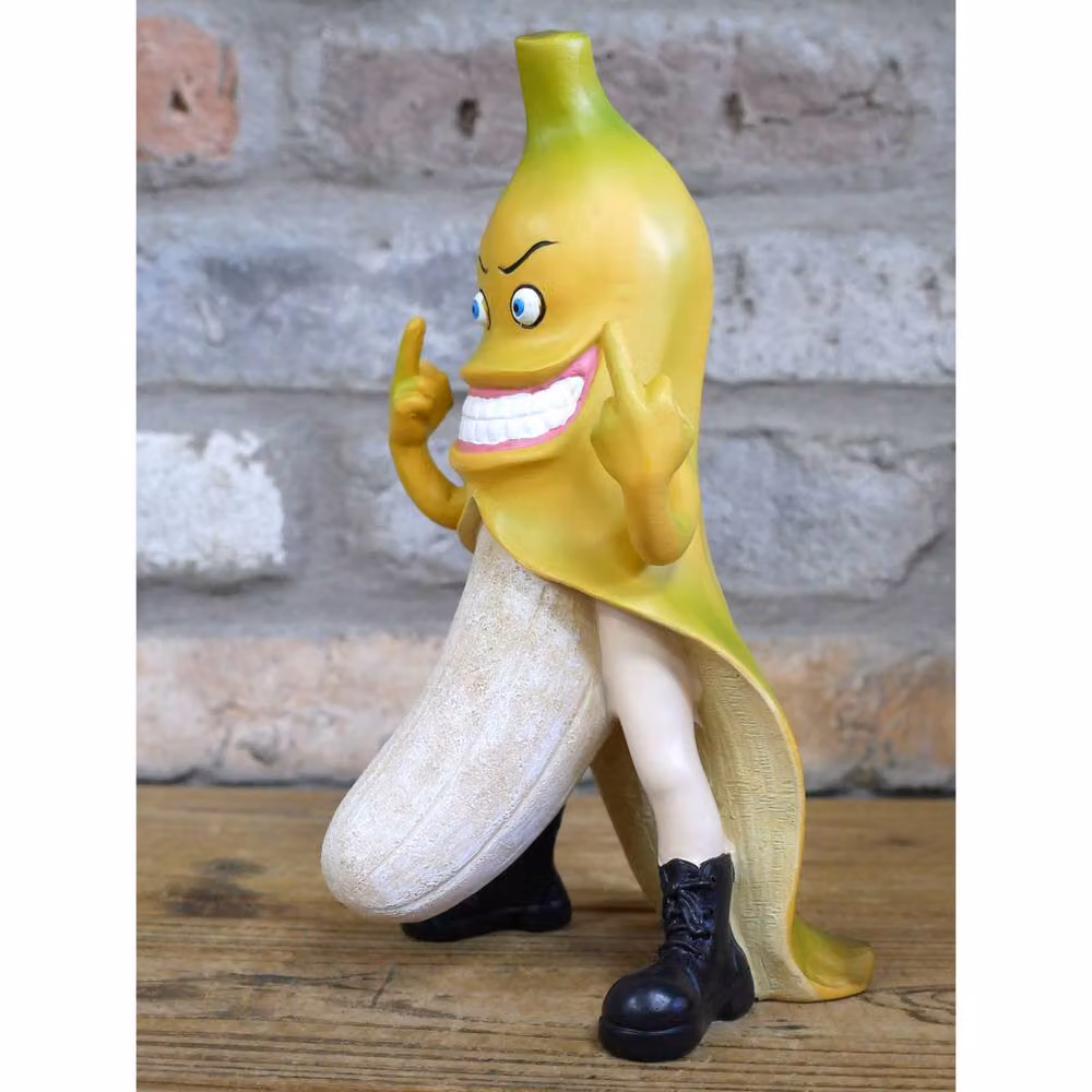 Gifts Direct 2 U Novelty Naughty Banana Figurine Ornament in Yellow – 3