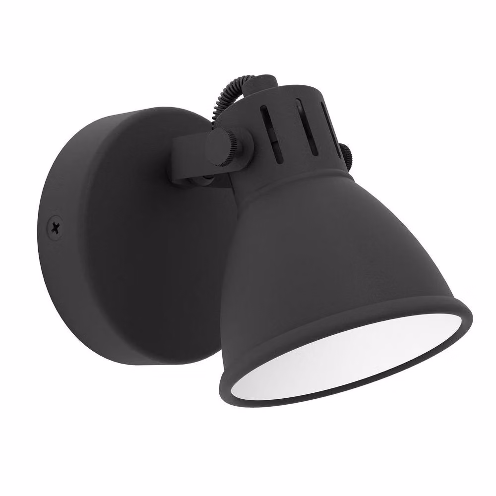 Eglo Seras Black Metal Adjustable Ceiling Spotlight – 2