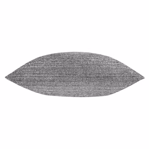 Paoletti Jupiter Grey Chenille Striped Decorative Square Cushion, W/D/H: 50 x 50 x 50 cm – 2