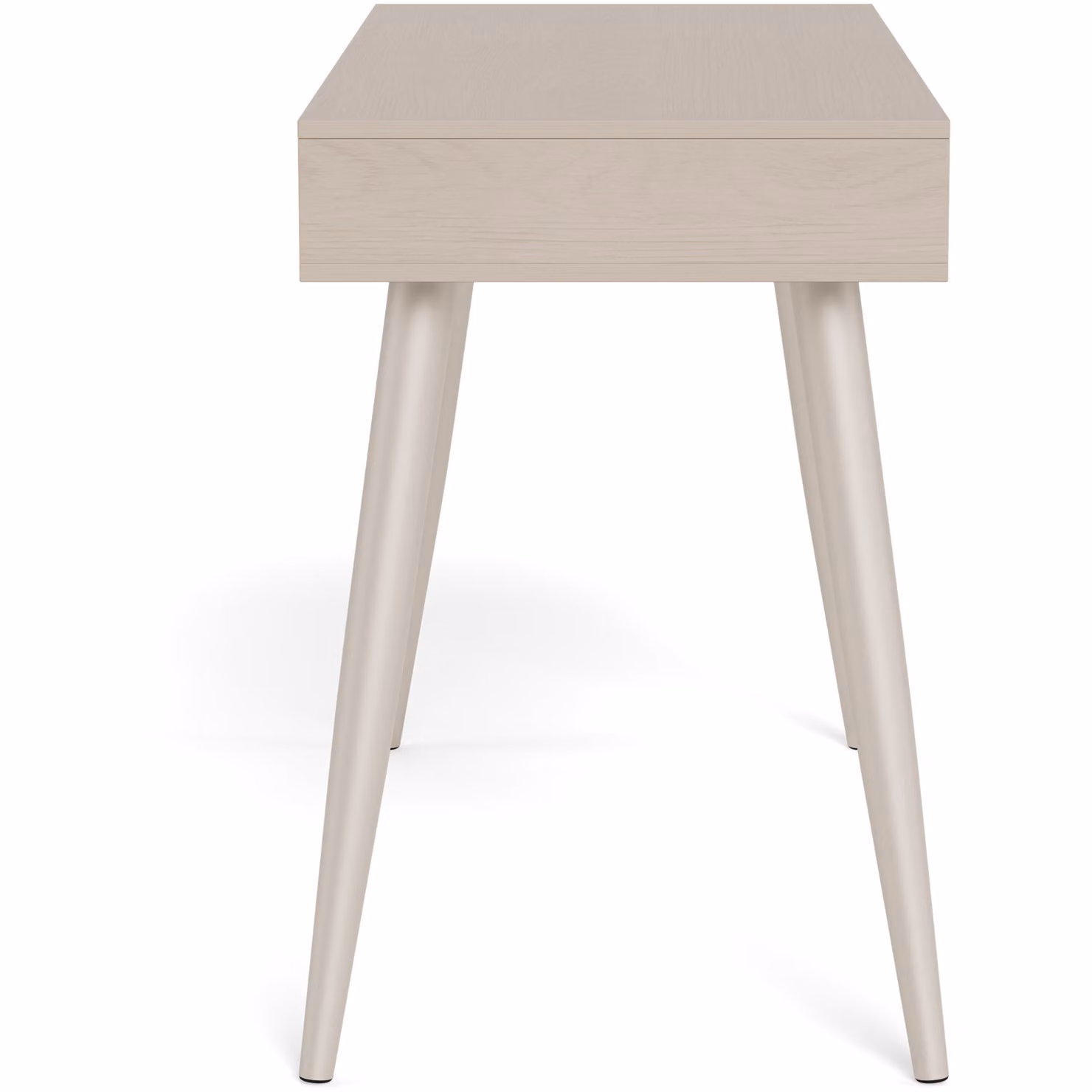 Furniture To Go Modern Rectangular Writing Desk in Grey and White with Single Pedestal and MDF Laminate Finish – 2