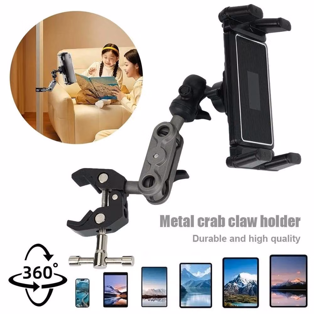 Kelvenix Tablet Mount Holder for Mic Stand, Black – 3