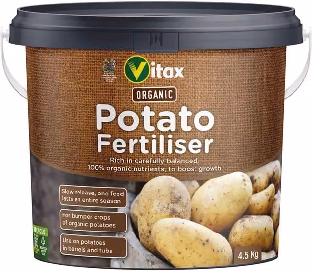 Vitax Organic Slow Release Potato and Vegetable Fertiliser Plant Feed, 4.5kg