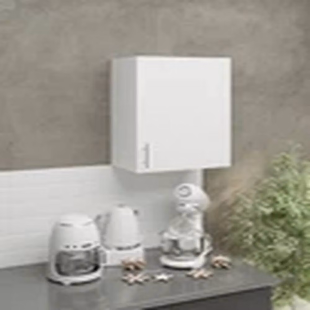EONLION JD Greta White Matt Kitchen Wall Unit Storage Cabinet W/D/H: 50 x 50 x 50 cm – 2