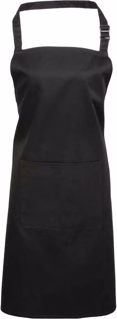 Premier Colours Pocket Full Apron in Black
