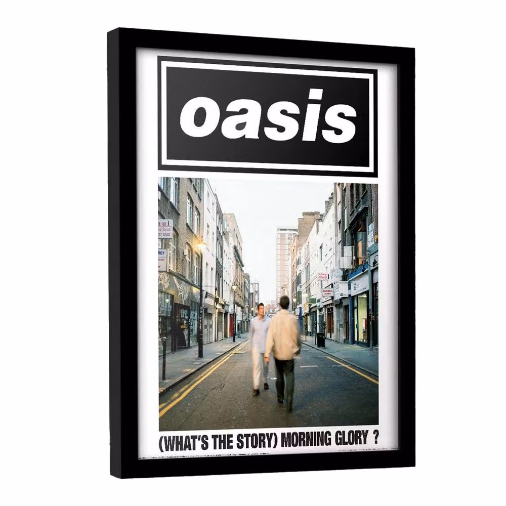 Oasis Music What's The Story Morning Glory Framed Multicolour Paper Poster – 2