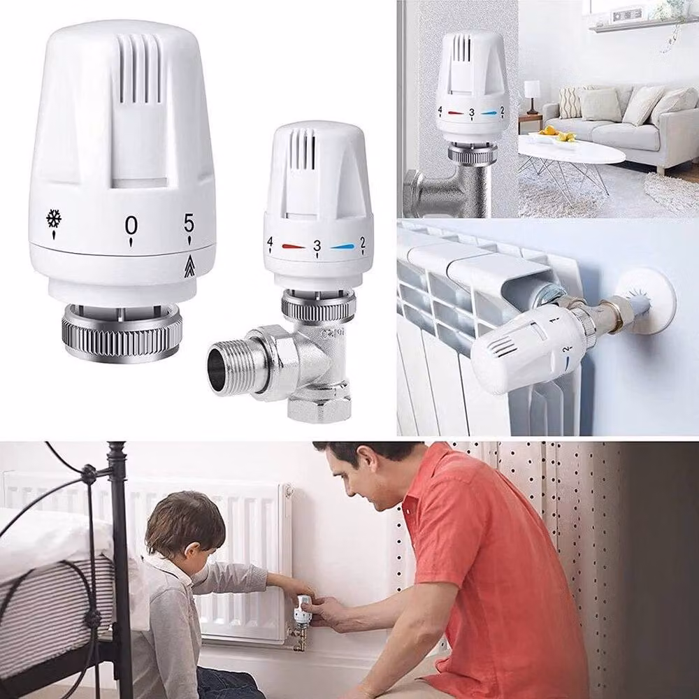 PAWNORA Radiator Thermostatic Heater Control Head, 2 Pack, White – 3